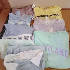 キッズ用カラフルTシャツセット