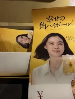 サントリー　SUNTORY　角ハイボール　蒼井優　ポスター 等　一式　計22点