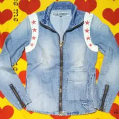 PINK LIBERTA ピンクリベルタ 裏地ペイズリー レザージャケット M PINK LIBERTA ピンクリベルタ 裏地ペイズリー レザージャケット M