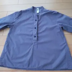 MHL 限定パープル ボタン付きシャツ