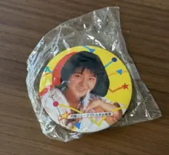 水谷麻里　缶バッジ　未開封　昭和アイドル
