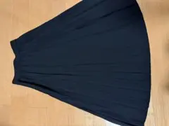 BASILE 黒 プリーツスカート