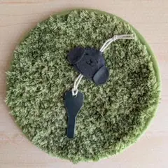 ☆匿名配送☆ うちのわんこ ブラック トイプー キーカバー ハンドメイド 作品