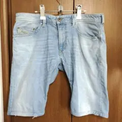 DIESEL THAVAR ディーゼル　デニム　ハーフパンツ　Ｗ36