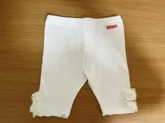 ミキハウス　ホワイト ハーフパンツ 80