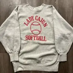90s Champion LADY CAJUN SOFTBALL 3段　L