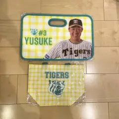 阪神タイガース大山選手非売品バッグu0026レジャークッションTORACOランチトート
