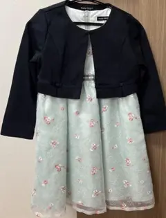 【結婚式・発表会等 】BeBeフォーマルワンピースとボレロ　120㎝