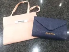 MIUMIU ミュウミュウ 財布 レター 本革 レザー