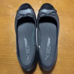 PUMA SOFTFOAM+ バレエシューズ ブラック