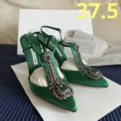 美品 希少 マノロブラニク JAMALA サンダル パンプス ミュール ハンギシ
