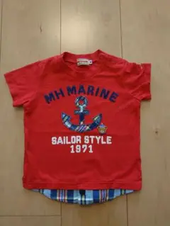ミキハウス　マリンTシャツ　80cm
