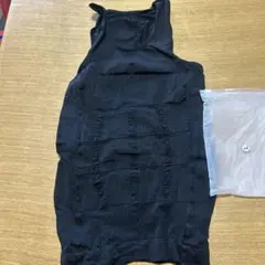 黒い補正下着タンクトップ（袋付き）メンズ