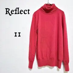 リフレクト　タートルネックニット　ハイネックセーター　コーラルピンク 11