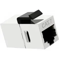 10ギガビットUTP CAT7カプラー インラインキーストーンジャック RJ45