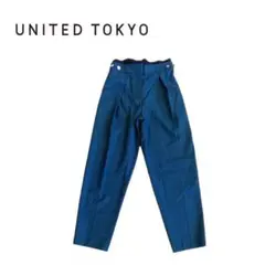 UNITED TOKYO ユナイテッドトウキョウ テーパード パンツ ネイビー