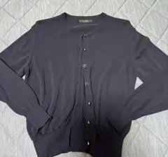Le souk ネイビー 春夏用長袖カーディガン Free size