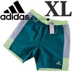 新品 緑 XL アディダス メンズ ハーフパンツ ショートパンツ ボードショーツ