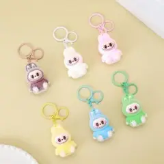 【1個】LABUBU ラブブ キーホルダー2番ブラウンのみ在庫がございます