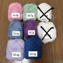 毛糸ピエロ 春夏糸 コットン・ニィート(S) 合太-並太 セット