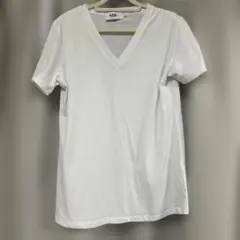 AZUL ホワイト Vネック Tシャツ