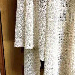 SALE ラメ　ゴールド　レース生地　S巾×約205cm