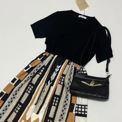 美品☆タグ付き　DOLLUPOOPS 半袖ワンピース ドッキング
