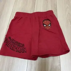 スパイダーマン 半ズボン 4T 赤