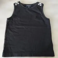 バーバリー ノースリーブ　タンクトップ　ブラック　100A