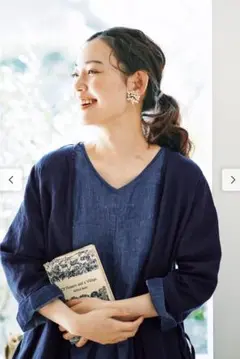 XLサイズ　and myera カシュクールワンピース