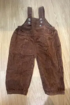 コーデュロイ サスペンダー付きボトムス 80cm