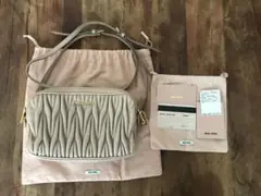 miu miu ショルダー マテラッセ カメオ