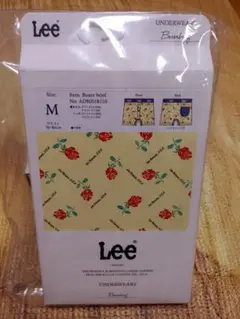 メンズ　アンダーウェアLee ボクサーパンツ イエロー　Mサイズ バラ柄