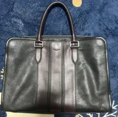 コーチ レザー ビジネスバッグ 黒と茶色