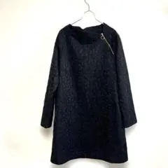 espace de acalma黒　長袖トップス ジッパー付Ｍサイズ
