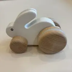 ボーネルンド　うさぎ木製　プッシュトーイ
