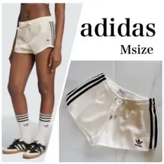 美品　adidas アディダス　 メッシュショートパンツ Mサイズ　ライン
