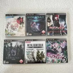 【まとめ売り】PS3　ソフト　5本　 バイオハザード　ディスオーダーシックス