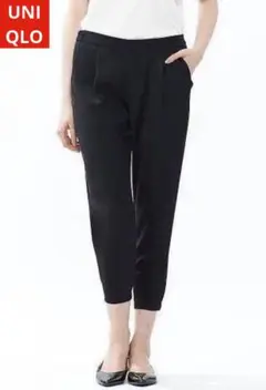 ユニクロ トラックパンツ ブラック サイズM ジョガーパンツ 高見え オシャレ✨