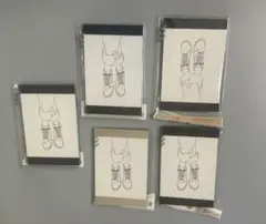 ダイソー　メタル　フォトフレーム　ハガキ　ポストカード　シルバー　ブラック