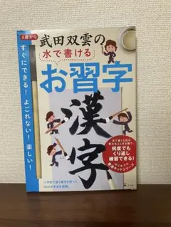 武田双雲の水で書けるお習字