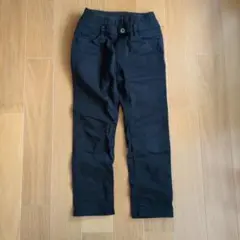 キッズ　黒 スリム　パンツ　長ズボン　130