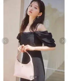 SNIDEL オフショルシアーレイヤードデザインワンピ