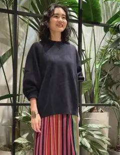 25%以上オフ CABaN キャバン コットンカシミヤ クルーネックプルオーバー