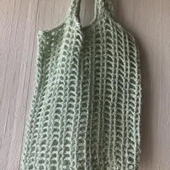ミントグリーン メッシュエコバッグ