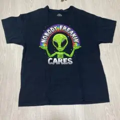 古着　エイリアンデザイン Tシャツ XL ブラック