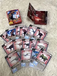 恐竜　図鑑　カード１５枚まとめ