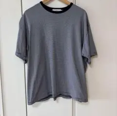 Graphpaper ストライプ Tシャツ GU231-70321B