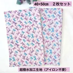 【撥水加エ】ランチョンマット40×50㎝　２枚セット 入園入学準備　お弁当グッズ