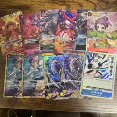 ワンピースカード　パラレル、シク11枚